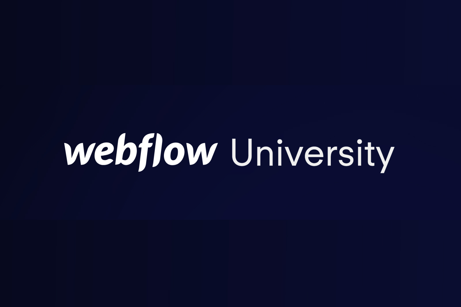 webflow university